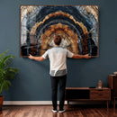 Abstract Wood Grain Canvas Print, Tree Ring Pattern Wall by MyGreatCanvas | Canvas Wall Art Prints | Photo Prints & Wall Decor