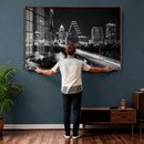 Austin Skyline Wall Art Canvas Print, Austin Downtown Night by MyGreatCanvas | Canvas Wall Art Prints | Photo Prints & Wall Decor