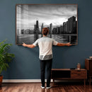 Chicago Wall Art Canvas Print, Chicago City Downtown Night by MyGreatCanvas | Canvas Wall Art Prints | Photo Prints & Wall Decor
