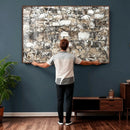 Texas Longhorn Cow Farmhouse Animals Wall Art Canvas Print - by MyGreatCanvas | Canvas Wall Art Prints | Photo Prints & Wall Decor