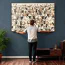 American Elk Wall Art Canvas Print - Abstract Deer Animal by MyGreatCanvas | Canvas Wall Art Prints | Photo Prints & Wall Decor