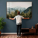 Mountain Forest Wall Art Canvas Print, Alpine Landscape by MyGreatCanvas | Canvas Wall Art Prints | Photo Prints & Wall Decor
