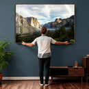 Yosemite Valley Mountain Wall Art Canvas Print, Granite by MyGreatCanvas | Canvas Wall Art Prints | Photo Prints & Wall Decor