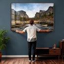 Yosemite Valley Mountain Landscape Wall Art Canvas Print, by MyGreatCanvas | Canvas Wall Art Prints | Photo Prints & Wall Decor