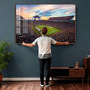 Auburn Stadium Sunset Wall Art Canvas Print, Jordan Hare by MyGreatCanvas | Canvas Wall Art Prints | Photo Prints & Wall Decor