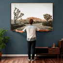 Joshua Tree Desert Wall Art Canvas Print, Minimal by MyGreatCanvas | Canvas Wall Art Prints | Photo Prints & Wall Decor