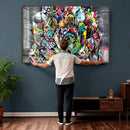 Abstract Graffiti Collage Street Art Wall Art Canvas Print by MyGreatCanvas | Canvas Wall Art Prints | Photo Prints & Wall Decor