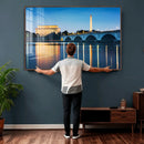 Washington DC Wall Art Canvas Print – Lincoln Memorial Night by MyGreatCanvas | Canvas Wall Art Prints | Photo Prints & Wall Decor