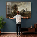 Adolf Dressler Landscape of the Oder River Wall Art Canvas by MyGreatCanvas | Canvas Wall Art Prints | Photo Prints & Wall Decor