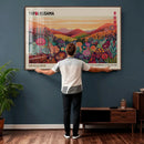 Yayoi Kusama Colorful Landscape Wall Art Canvas Print – by MyGreatCanvas | Canvas Wall Art Prints | Photo Prints & Wall Decor