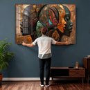 Abstract Afro American Women Wall Art Canvas Print by MyGreatCanvas | Canvas Wall Art Prints | Photo Prints & Wall Decor