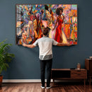 African American Jazz Singer Canvas Art — Red Dress Black by MyGreatCanvas | Canvas Wall Art Prints | Photo Prints & Wall Decor