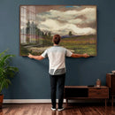 Gustav Macoun Heathland Canvas Print, Czech Landscape Oil by MyGreatCanvas | Canvas Wall Art Prints | Photo Prints & Wall Decor