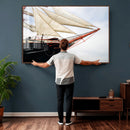 Sailboat Wall Art Canvas Print, Vintage Ship Bow Framed by MyGreatCanvas | Canvas Wall Art Prints | Photo Prints & Wall Decor