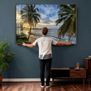 Puerto Rico Beach Paradise Wall Art – Tropical Coastal Print by MyGreatCanvas | Canvas Wall Art Prints | Photo Prints & Wall Decor