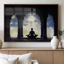 Women and Yoga Wall Art Canvas Print