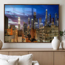 Los Angeles Night Wall Art Canvas Print