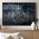 Dark Chandelier Wall Art Canvas Print by MyGreatCanvas | Canvas Wall Art Prints | Photo Prints & Wall Decor