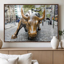 Charging Bull Wall Art Canvas Print