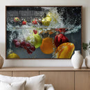 Kithen Vegetables World Wall Art Canvas Print