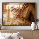 Buddha Statue Hands Wall Art Canvas Print by MyGreatCanvas | Canvas Wall Art Prints | Photo Prints & Wall Decor