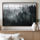 Foggy Forest Wall Art Canvas Print | 3 Panel Large Misty by MyGreatCanvas | Canvas Wall Art Prints | Photo Prints & Wall Decor