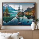 Crystal Clear Lake Wall Art | Mountains Wall Art Canvas | 3 by MyGreatCanvas | Canvas Wall Art Prints | Photo Prints & Wall Decor