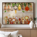 Kitchen Spice on the Table Wall Art, Kitchen Spice Wall Art by MyGreatCanvas | Canvas Wall Art Prints | Photo Prints & Wall Decor