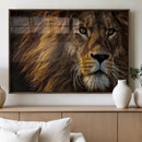 Mighty Lion Wall Art Canvas Print – Majestic Animal Portrait