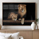 Lion Canvas Wall Art – Majestic Animal Print Artwork for by MyGreatCanvas | Canvas Wall Art Prints | Photo Prints & Wall Decor