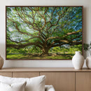 Majestic Oak Tree Wall Art – Serene Nature Canvas Print with