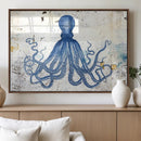 Octopus Canvas Wall Art | Coastal Marine Life Artwork for by MyGreatCanvas | Canvas Wall Art Prints | Photo Prints & Wall Decor