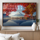 Mount Fuji Canvas Wall Art Japan Autumn Mountain Canvas