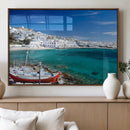 Santorini Wall Art Canvas Print