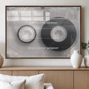 Vintage Cassette Tape Canvas Wall Art - Inspirational 'Life by MyGreatCanvas | Canvas Wall Art Prints | Photo Prints & Wall Decor