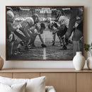 American Football Wall Art Canvas Print Framed Stadium Sport