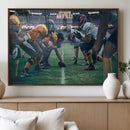 American Football Playing Wall Art Canvas Print by MyGreatCanvas | Canvas Wall Art Prints | Photo Prints & Wall Decor