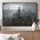 Disney Castle Wall Art Canvas Print, Living Kids Home Room