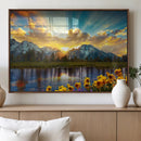 Grand Teton Park Sunrise Wall Art – Vibrant Landscape Canvas by MyGreatCanvas | Canvas Wall Art Prints | Photo Prints & Wall Decor