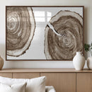 Wood Tree Ring Wall Art Canvas Prints, Tree Rings –