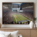 Dallas Cowboys Football Team Print - Arlington AT&T Stadium by MyGreatCanvas | Canvas Wall Art Prints | Photo Prints & Wall Decor
