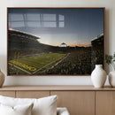 Oregon Ducks Football Team Print - Eugene Autzen Stadium