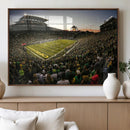 Oregon Stadium Canvas Wall Art - Captivating Game Day Scene