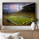 University of Oregon Ducks Football Team Print - Eugene