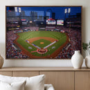St. Louis Cardinals Baseball Team Print - Busch Stadium Wall by MyGreatCanvas | Canvas Wall Art Prints | Photo Prints & Wall Decor