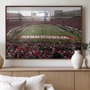 Wisconsin Badgers Team Print Canvas - Madison Camp Randall