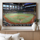 Texas Rangers Baseball Team Print - Arlington Globe Life