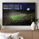 Michigan Wolverines Football Canvas Wall Decor, Football