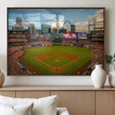 St. Louis Cardinals Baseball Team Print - Busch Stadium Wall