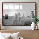 Vintage Farmhouse Black and White Triptych Wall Art – Giclee